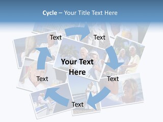 A Collage Of Photos With A Man And Woman PowerPoint Template