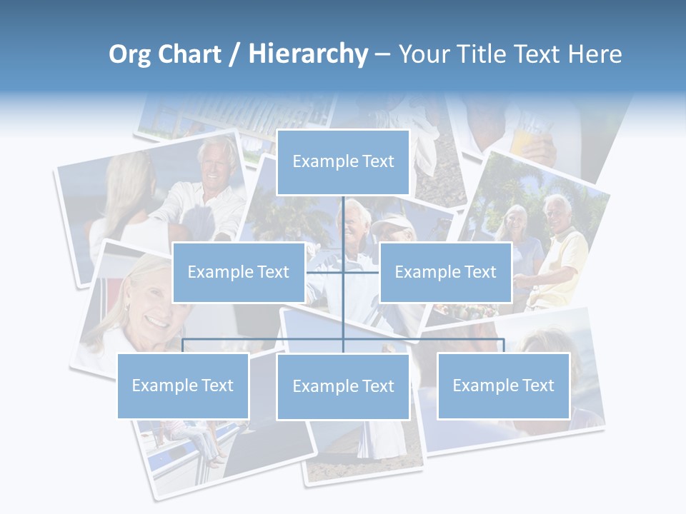 A Collage Of Photos With A Man And Woman PowerPoint Template