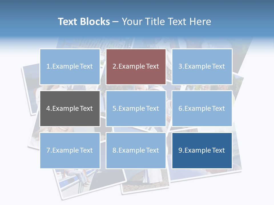 A Collage Of Photos With A Man And Woman PowerPoint Template