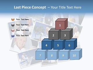 A Collage Of Photos With A Man And Woman PowerPoint Template