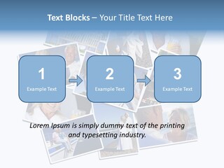 A Collage Of Photos With A Man And Woman PowerPoint Template