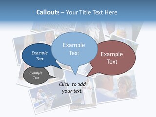 A Collage Of Photos With A Man And Woman PowerPoint Template