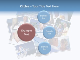 A Collage Of Photos With A Man And Woman PowerPoint Template