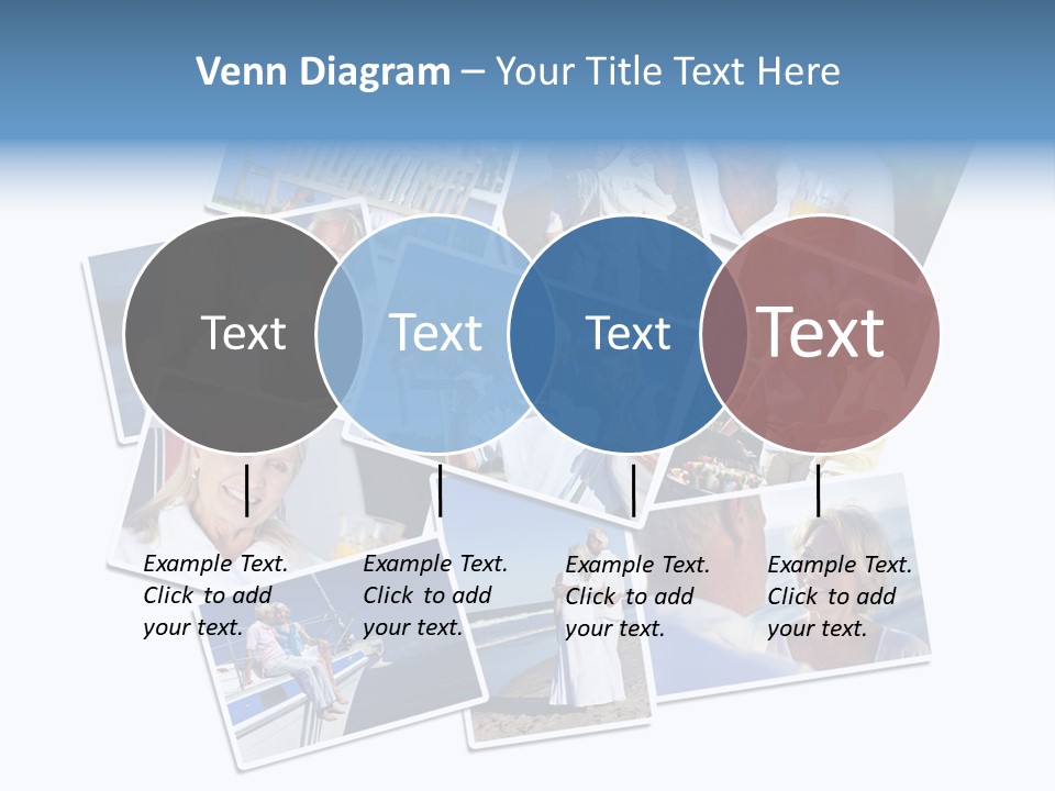 A Collage Of Photos With A Man And Woman PowerPoint Template