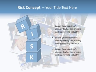 A Collage Of Photos With A Man And Woman PowerPoint Template