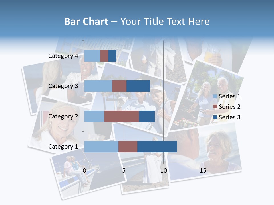 A Collage Of Photos With A Man And Woman PowerPoint Template