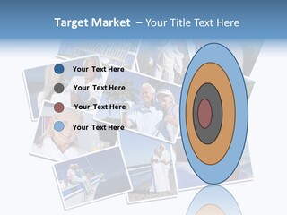 A Collage Of Photos With A Man And Woman PowerPoint Template