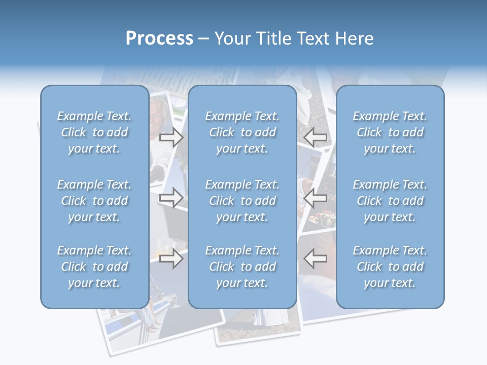 A Collage Of Photos With A Man And Woman PowerPoint Template