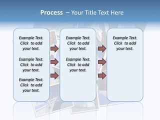 A Collage Of Photos With A Man And Woman PowerPoint Template