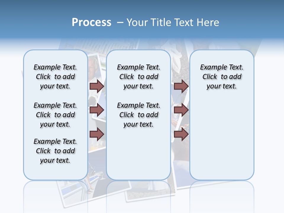 A Collage Of Photos With A Man And Woman PowerPoint Template