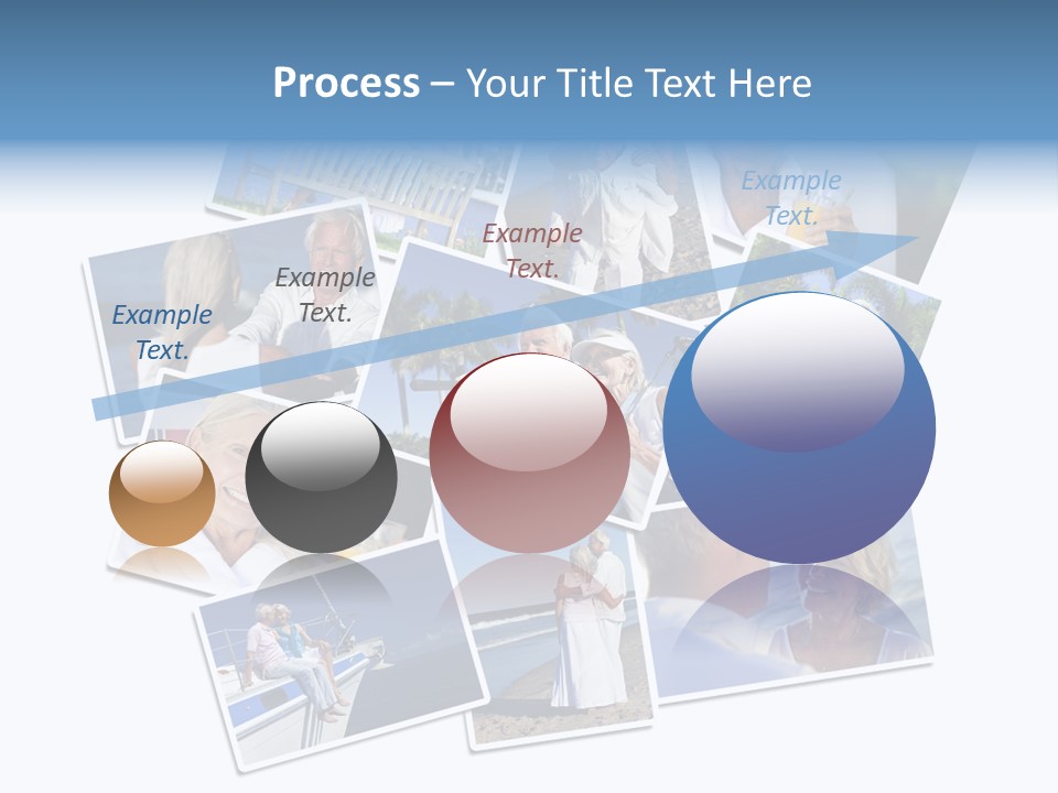 A Collage Of Photos With A Man And Woman PowerPoint Template