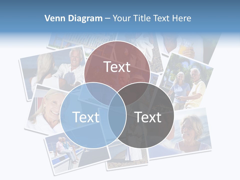 A Collage Of Photos With A Man And Woman PowerPoint Template