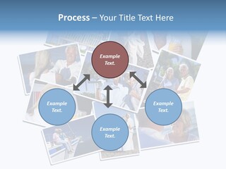 A Collage Of Photos With A Man And Woman PowerPoint Template