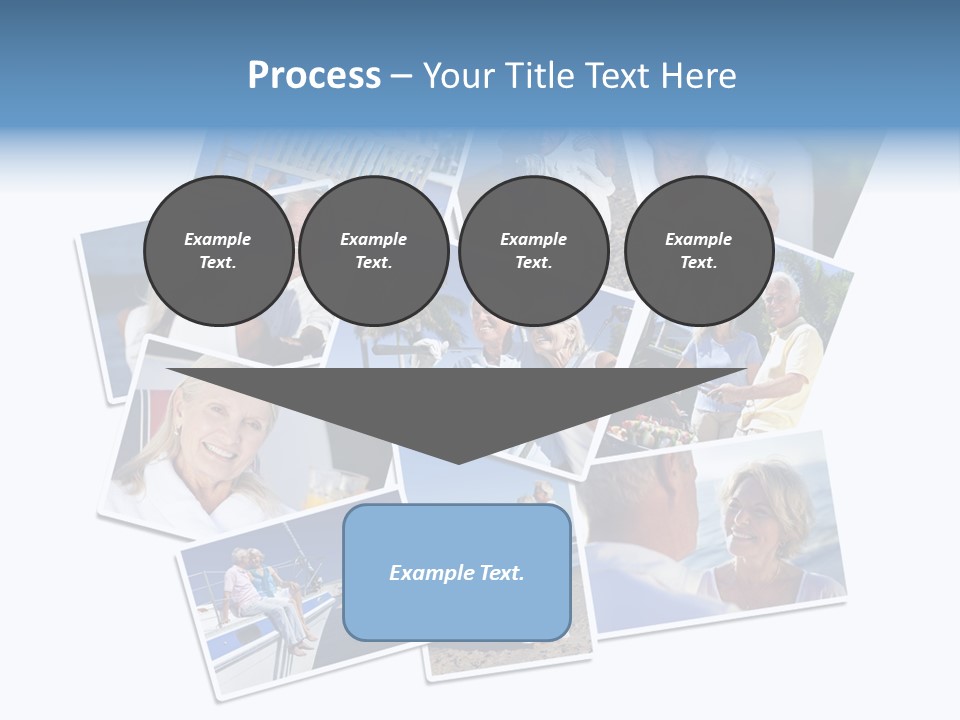 A Collage Of Photos With A Man And Woman PowerPoint Template