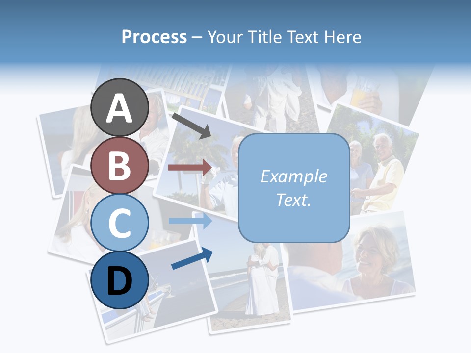 A Collage Of Photos With A Man And Woman PowerPoint Template