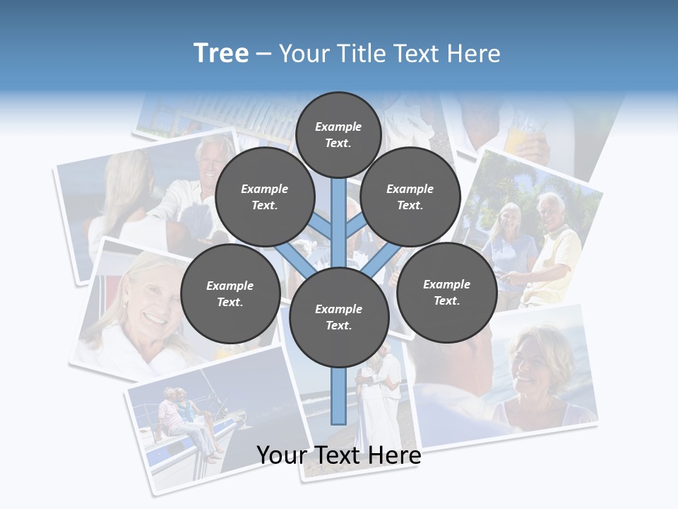 A Collage Of Photos With A Man And Woman PowerPoint Template