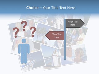 A Collage Of Photos With A Man And Woman PowerPoint Template