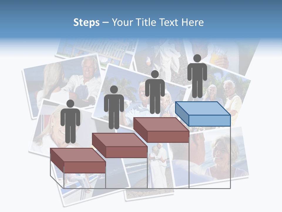 A Collage Of Photos With A Man And Woman PowerPoint Template