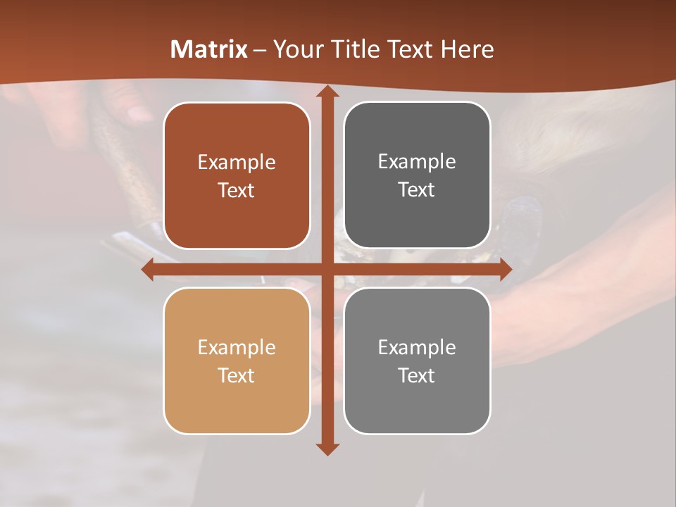 A Man Is Holding A Cat In His Hands PowerPoint Template