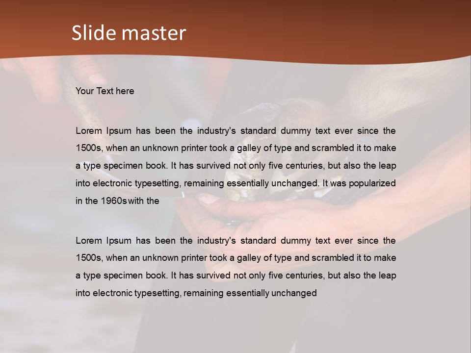 A Man Is Holding A Cat In His Hands PowerPoint Template