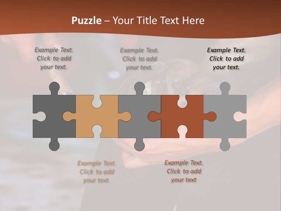 A Man Is Holding A Cat In His Hands PowerPoint Template