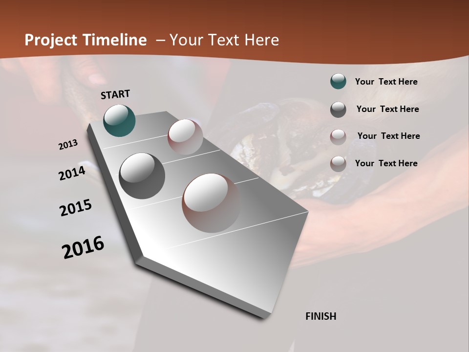 A Man Is Holding A Cat In His Hands PowerPoint Template