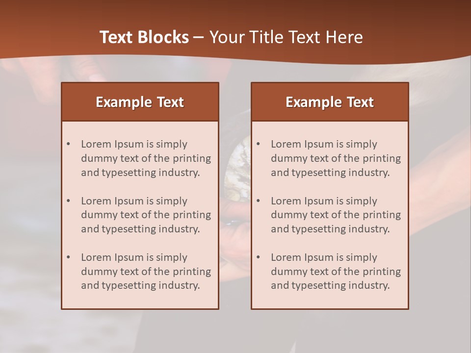 A Man Is Holding A Cat In His Hands PowerPoint Template