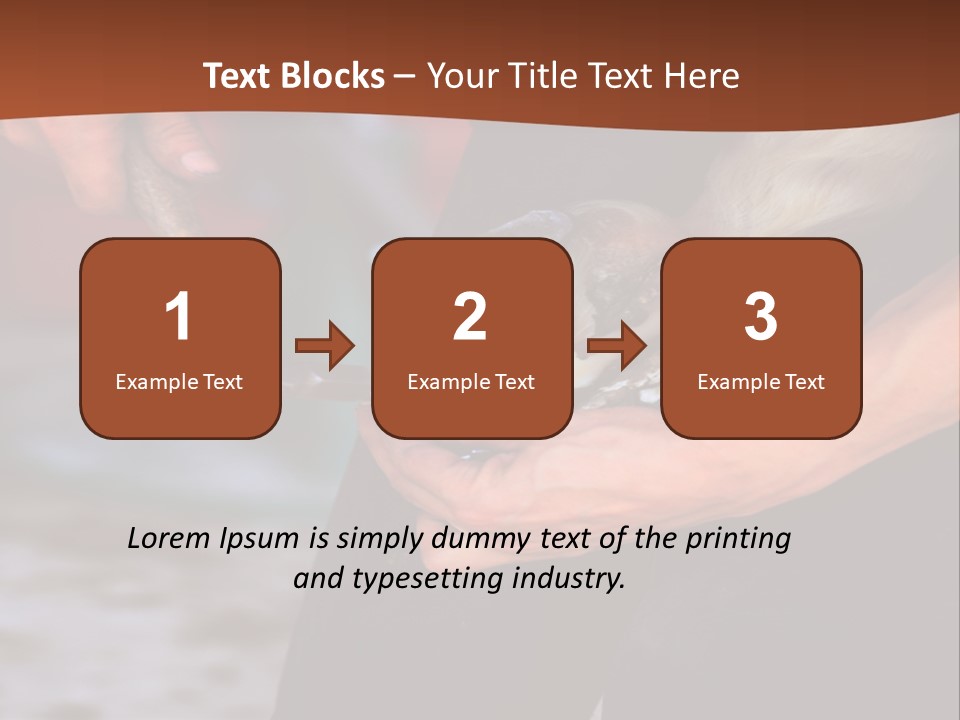 A Man Is Holding A Cat In His Hands PowerPoint Template