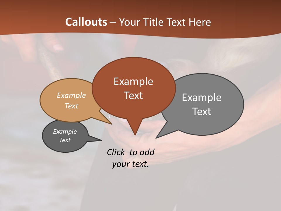 A Man Is Holding A Cat In His Hands PowerPoint Template