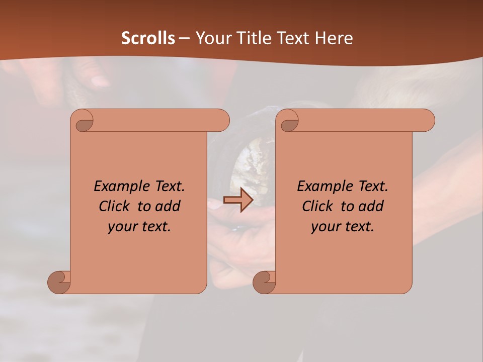 A Man Is Holding A Cat In His Hands PowerPoint Template