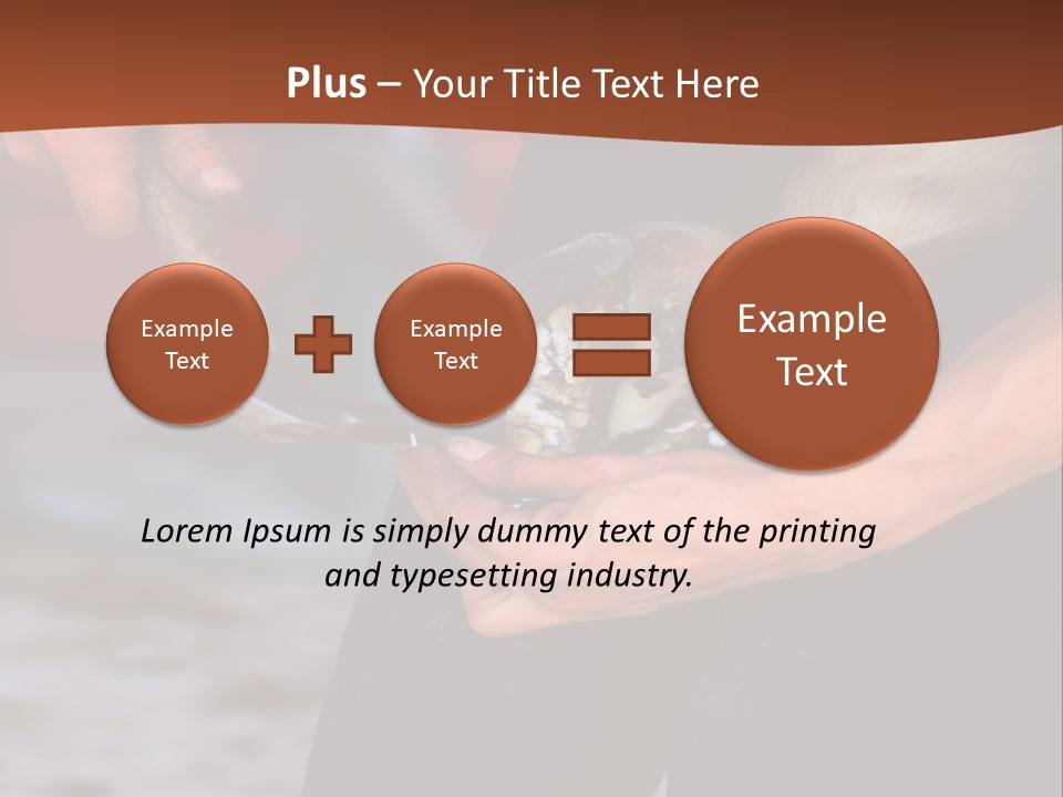 A Man Is Holding A Cat In His Hands PowerPoint Template