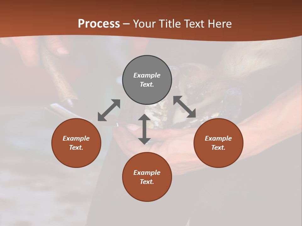 A Man Is Holding A Cat In His Hands PowerPoint Template