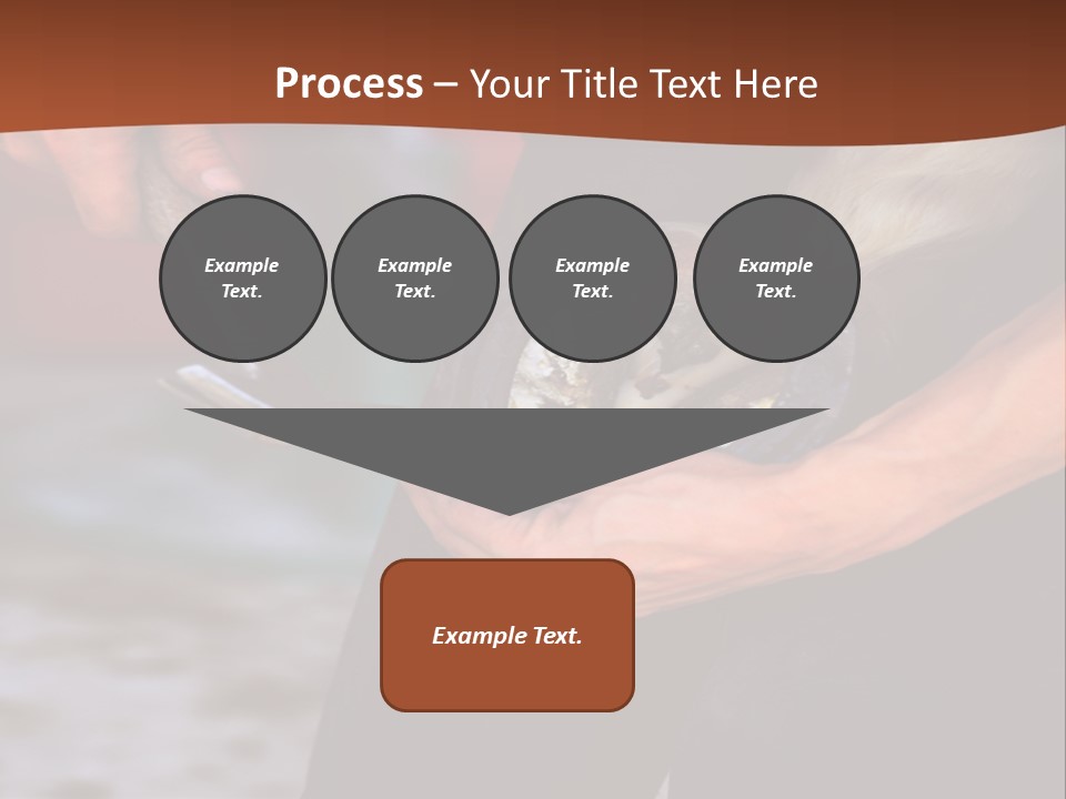 A Man Is Holding A Cat In His Hands PowerPoint Template