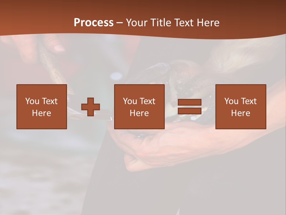 A Man Is Holding A Cat In His Hands PowerPoint Template