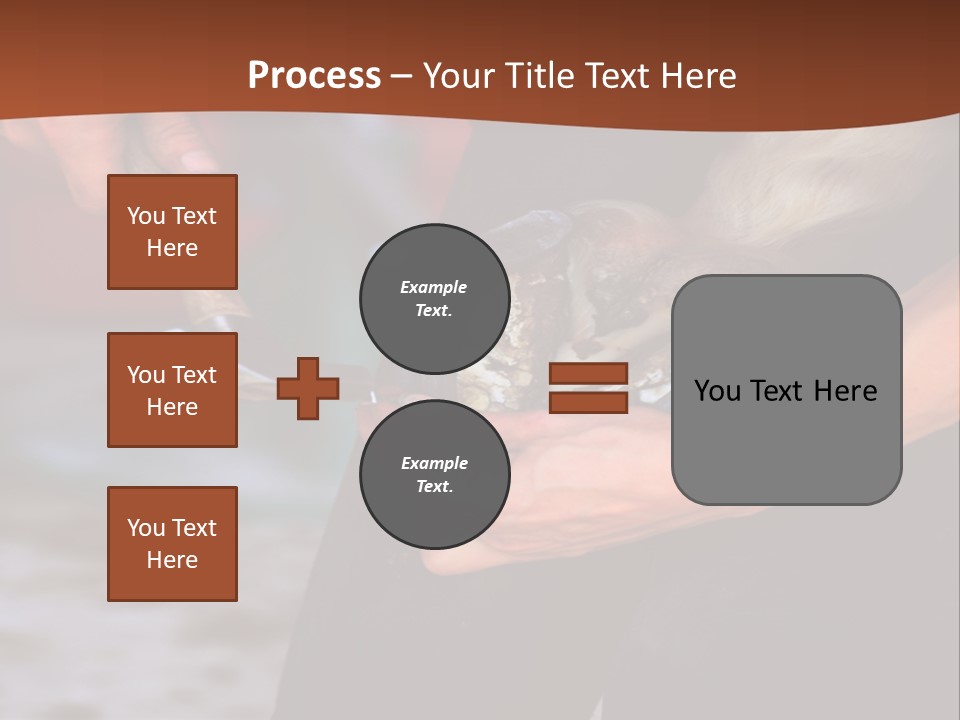 A Man Is Holding A Cat In His Hands PowerPoint Template