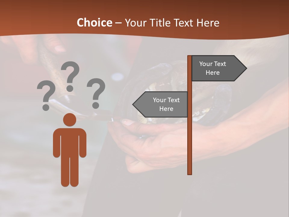 A Man Is Holding A Cat In His Hands PowerPoint Template