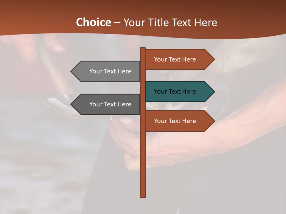 A Man Is Holding A Cat In His Hands PowerPoint Template