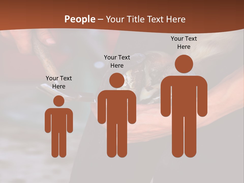 A Man Is Holding A Cat In His Hands PowerPoint Template