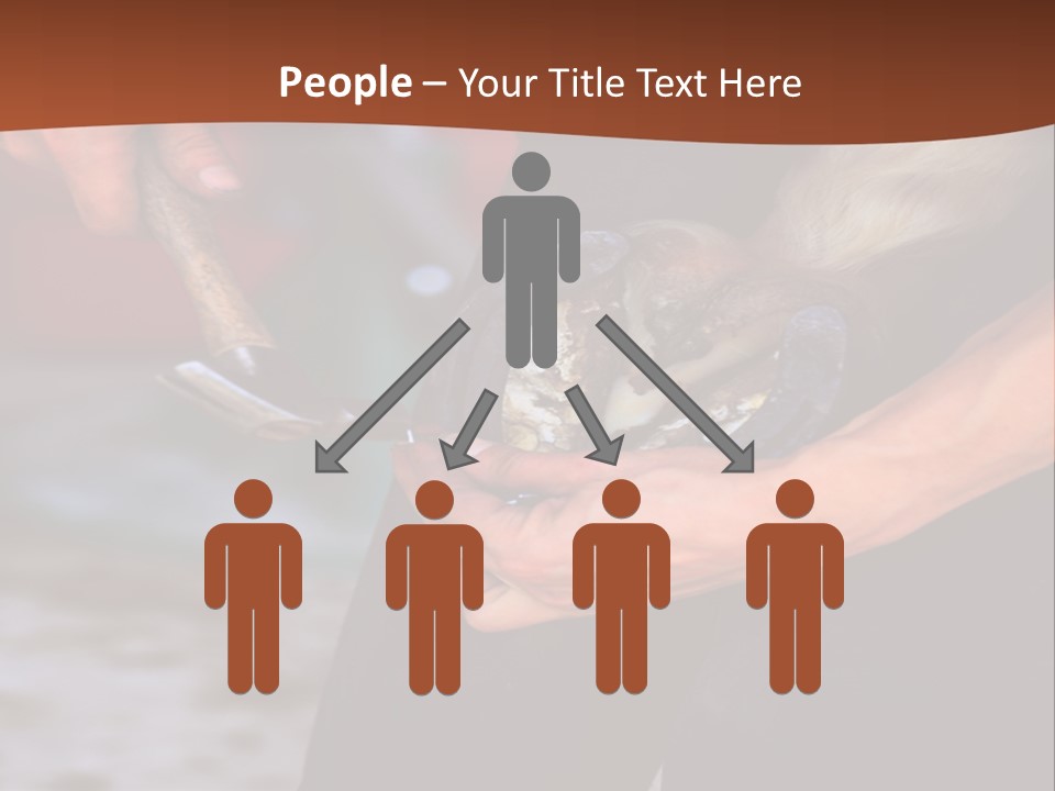 A Man Is Holding A Cat In His Hands PowerPoint Template