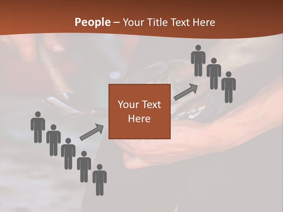 A Man Is Holding A Cat In His Hands PowerPoint Template