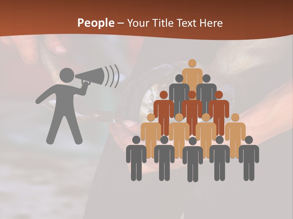 A Man Is Holding A Cat In His Hands PowerPoint Template