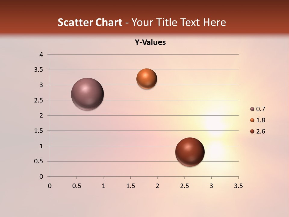 The Sun Is Shining Brightly In The Sky PowerPoint Template