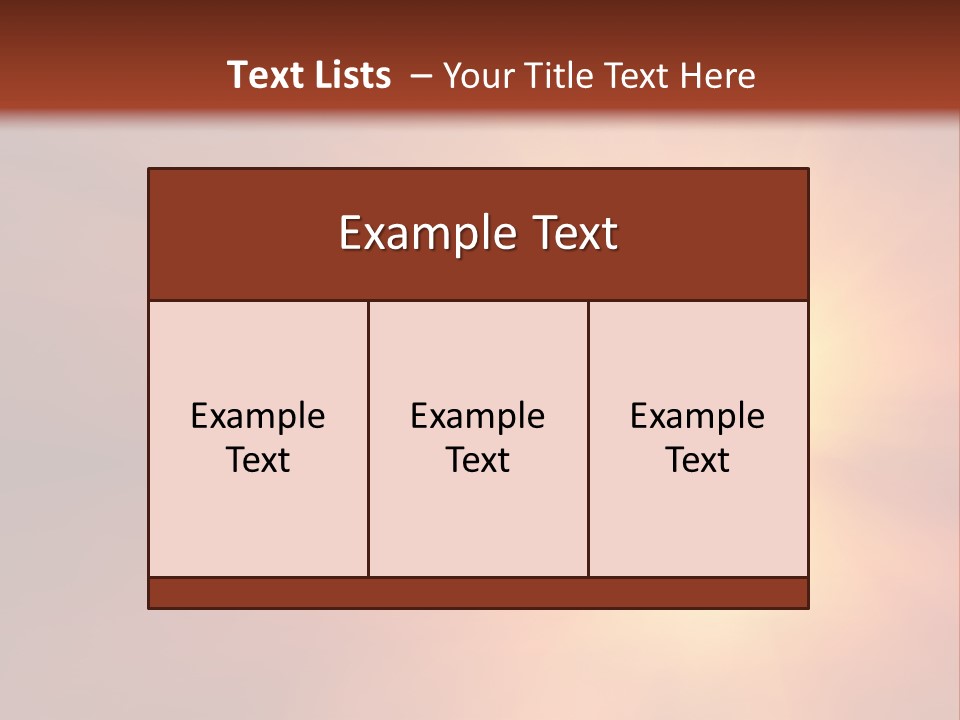 The Sun Is Shining Brightly In The Sky PowerPoint Template