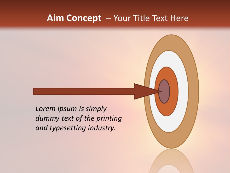 The Sun Is Shining Brightly In The Sky PowerPoint Template