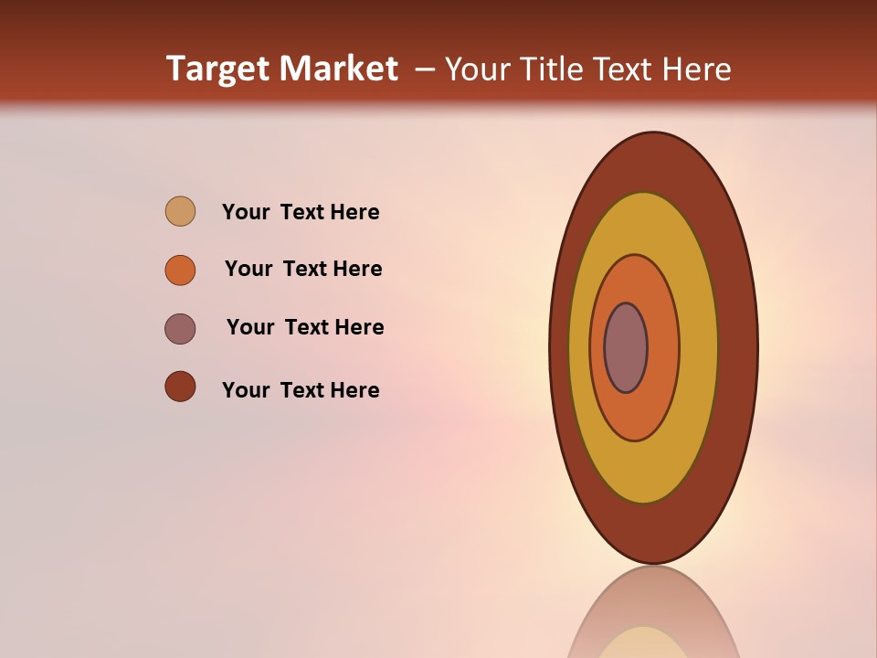 The Sun Is Shining Brightly In The Sky PowerPoint Template