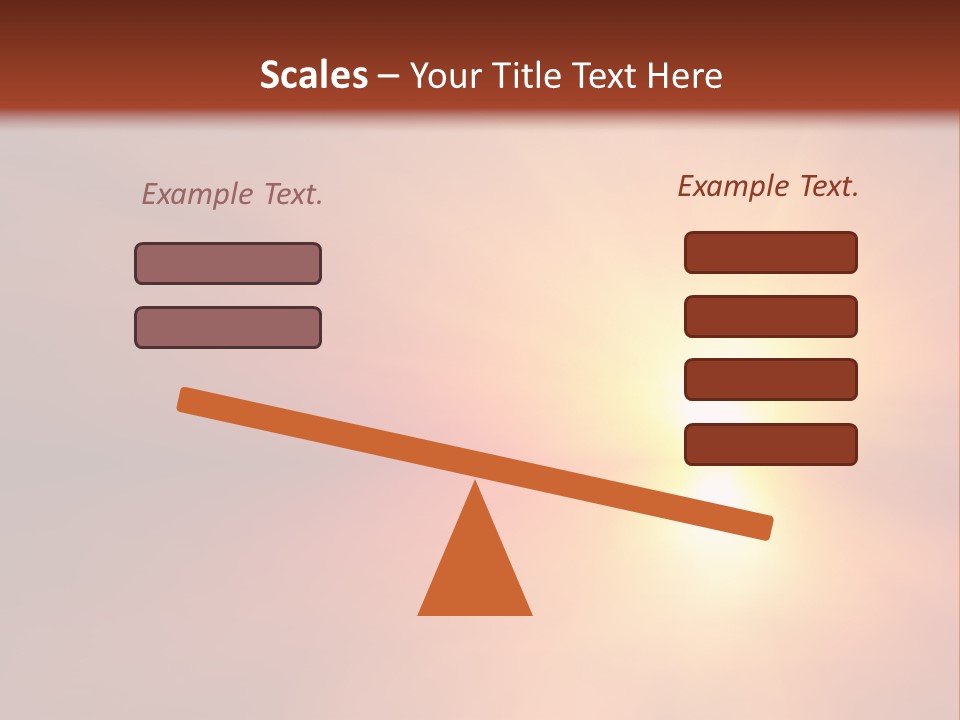 The Sun Is Shining Brightly In The Sky PowerPoint Template