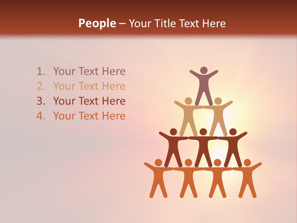 The Sun Is Shining Brightly In The Sky PowerPoint Template