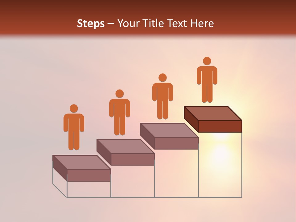 The Sun Is Shining Brightly In The Sky PowerPoint Template