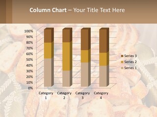 A Plate Full Of Bread On A Table PowerPoint Template