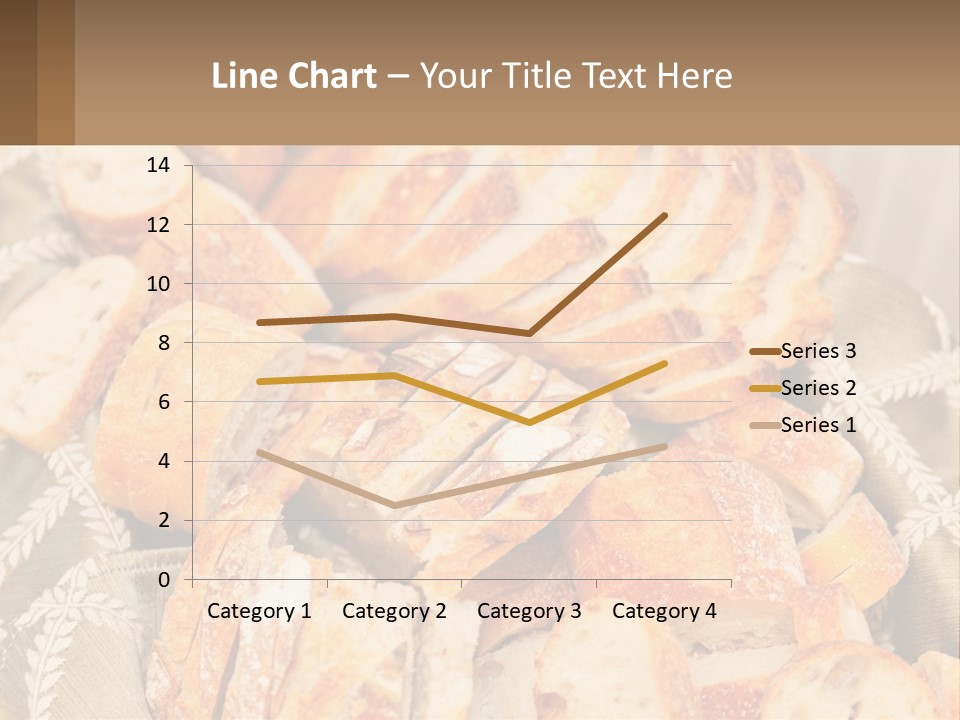 A Plate Full Of Bread On A Table PowerPoint Template